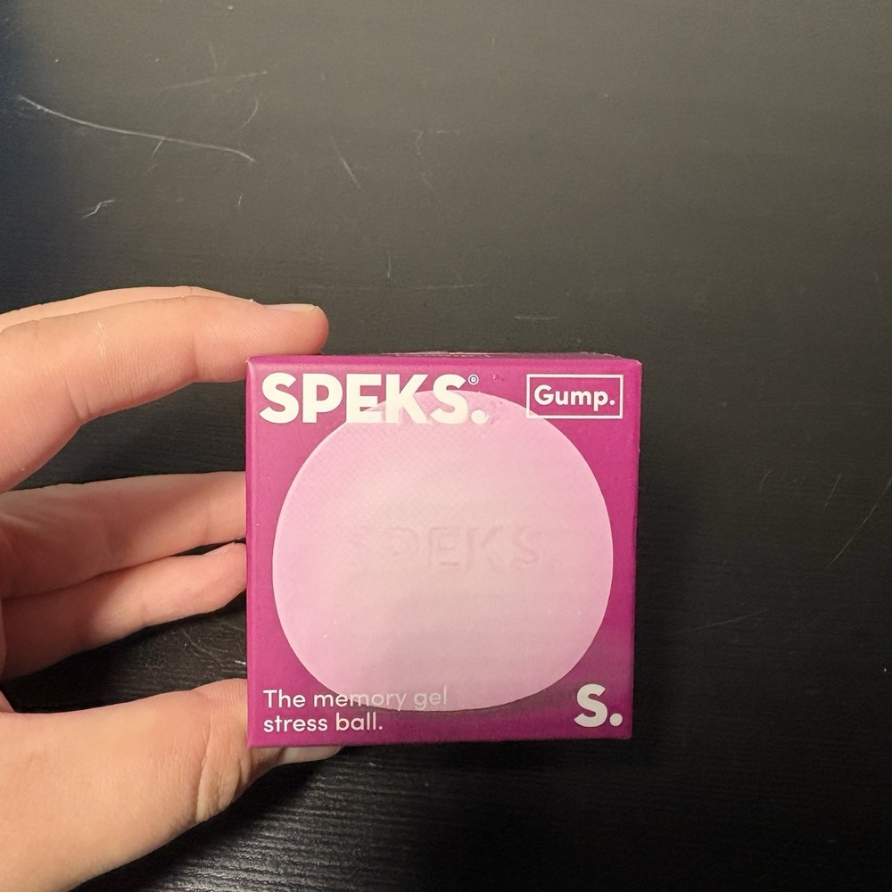 SPEKS Gump Pink Memory Gel Stress Ball Viral Sensory Stress Relief Squeeze Toy